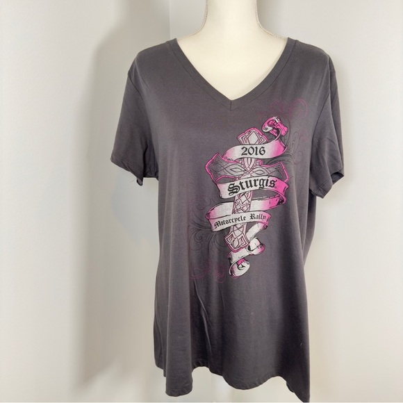 Sturgis Motorcycle Rally 2016 Women’s Tee - Picture 1 of 6